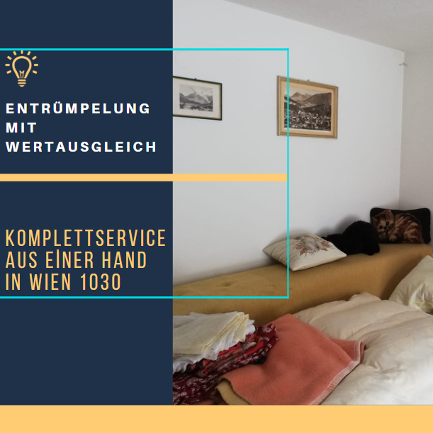 Entrümpelung und Haushaltsauflösungen – Komplettservice aus einer Hand in Wien 1030